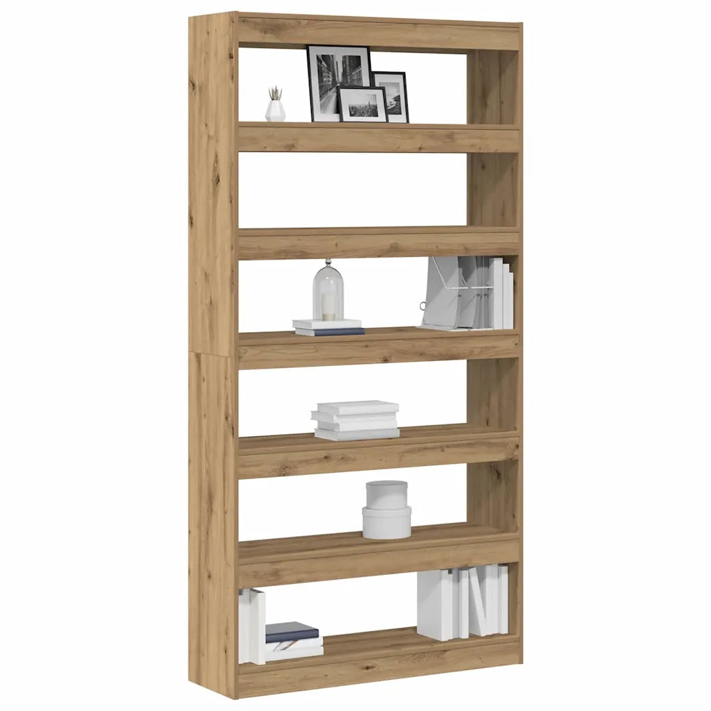Armadio per Libri 6 livelli 100 x 30 x 198 cm Legno multistrato 3333931