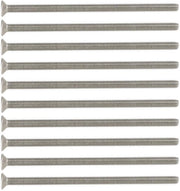 Viti M5X100mm 10 pezzi - aghi Phillips - acciaio inossidabile - duraturi - resistente alla corrosione - adatti per maniglie in UPVC - accessori di fissaggio