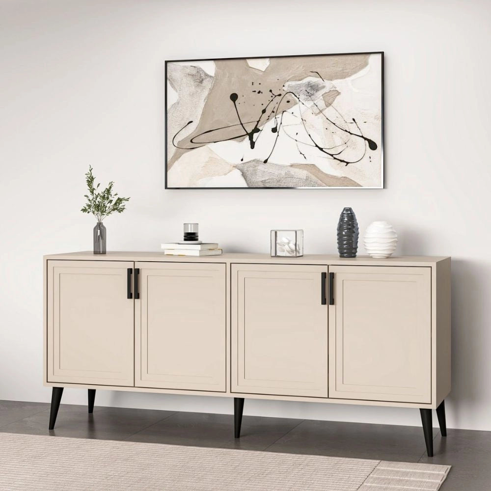 Madia Prime colore cashmere 180x45x80H - Eleganza e funzionalità per la tua casa