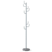 Appendiabiti moderno 27 x 119/175 cm 8 ganci curvi salvaspazio stile cactus metallo nero 20_0018962