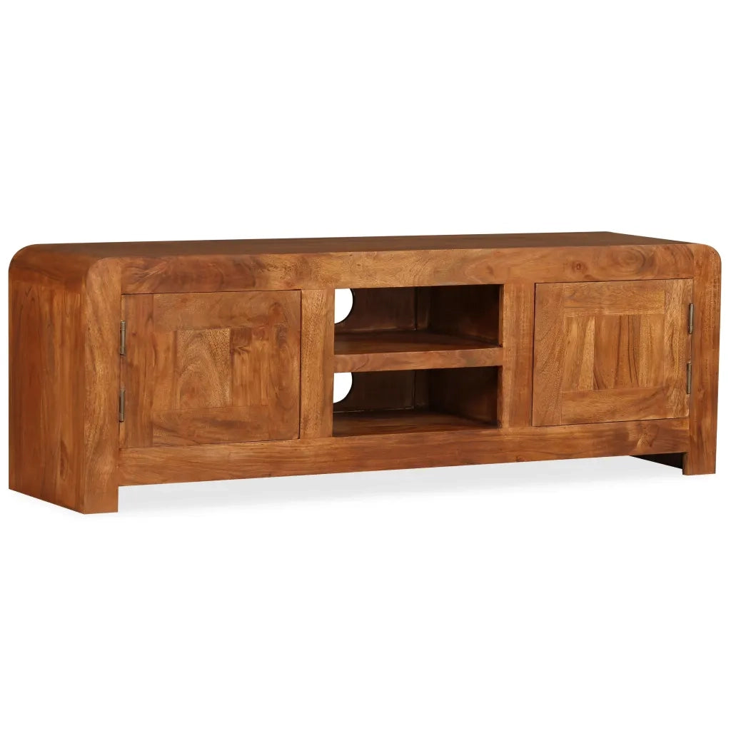 Mobile TV in Legno Massello con Finitura Miele 120x30x40 cm cod mxl 16173