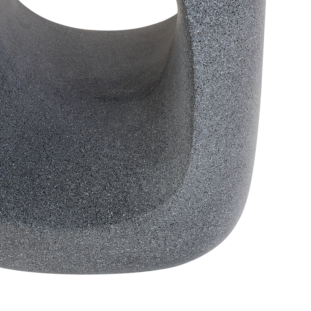 Tavolino decorativo in fibra di vetro MgO forma irregolare effetto marmo effetto marmo resistente ai raggi UV macchie di ruggine macchie di acqua e vento soggiorno moderno all'aperto grigio