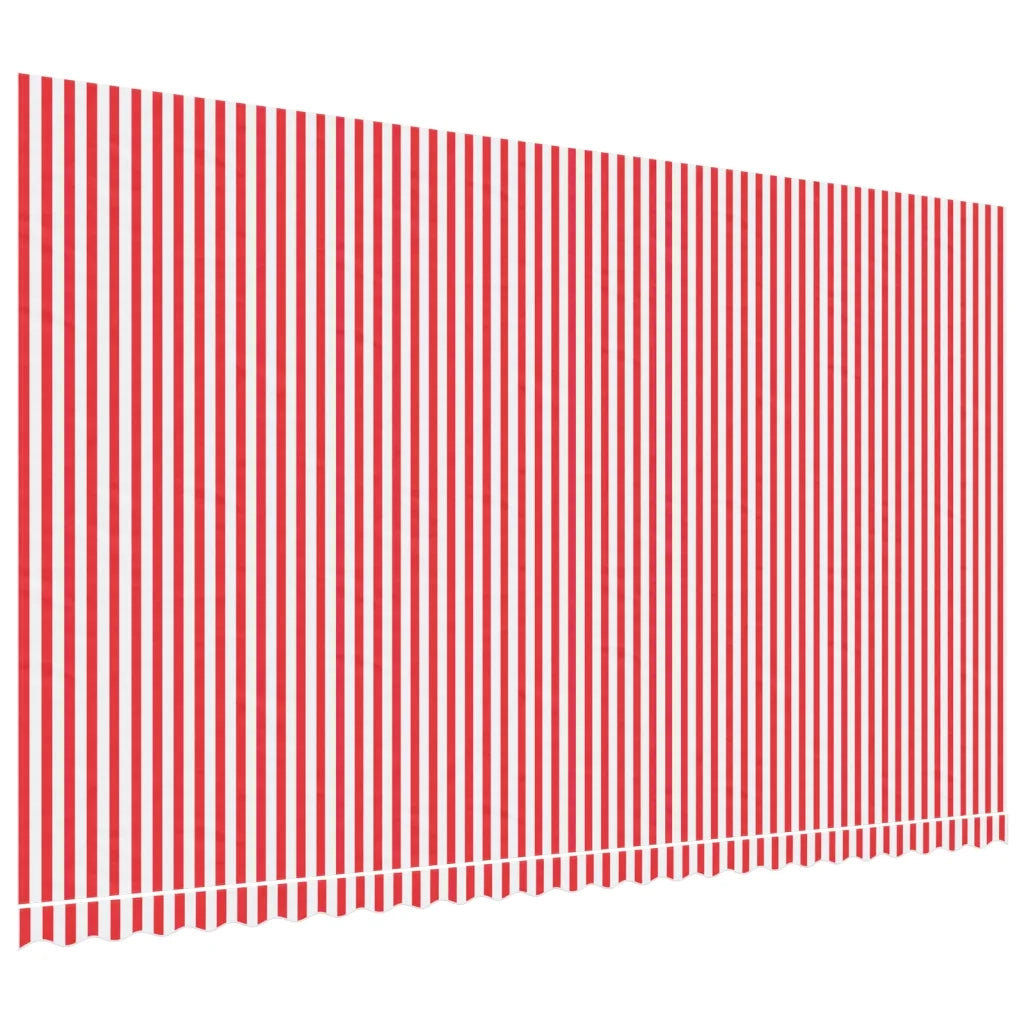 Tessuto di Ricambio per Tenda Strisce Rosse e Bianche 6x3,5 mcod mxl 91947