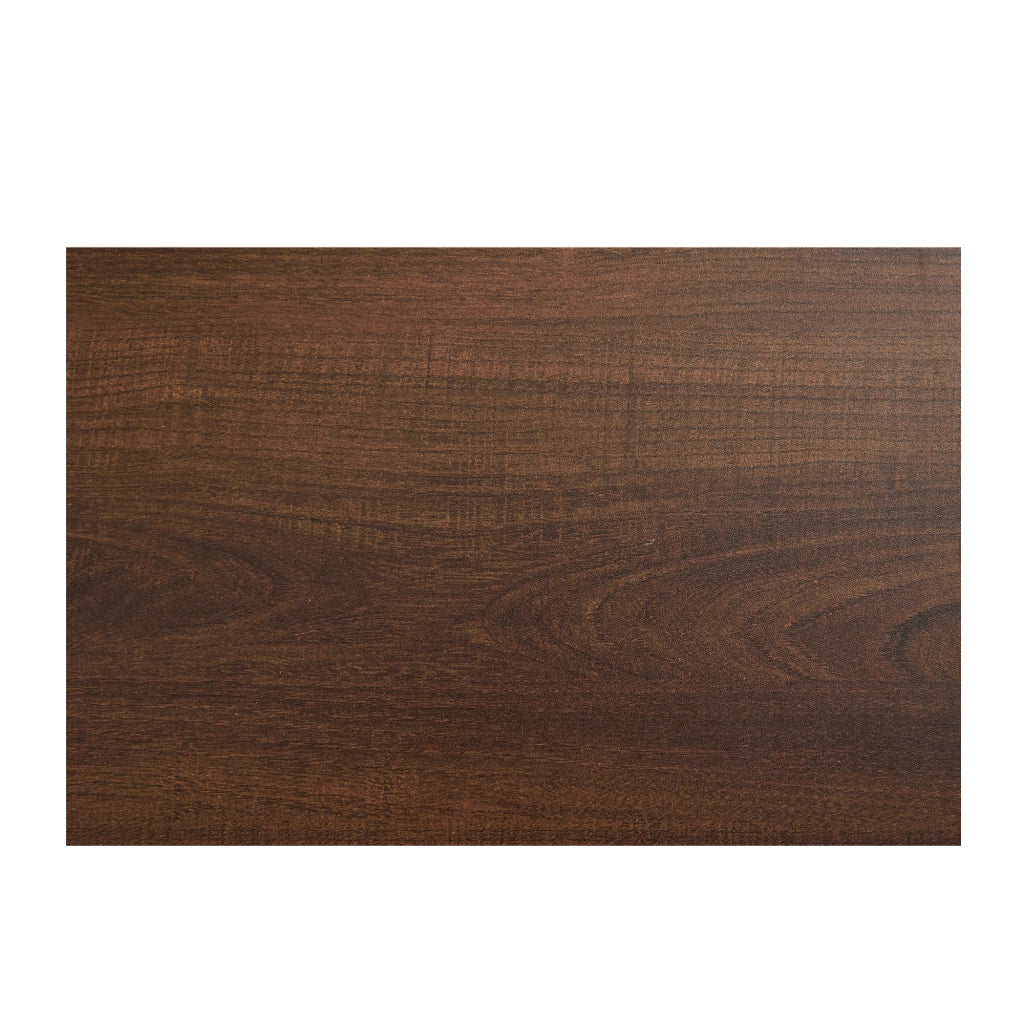 Mobile TV 180 cm - Zephmum - Finitura legno scuro, due ante in rattan, quattro cassetti, gestione cavi