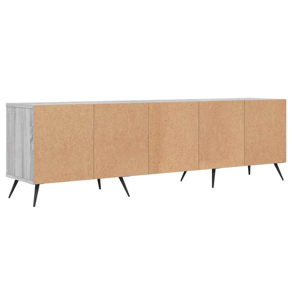 Mobile Porta TV Grigio Sonoma 150x30x44,5 cm Legno Multistrato