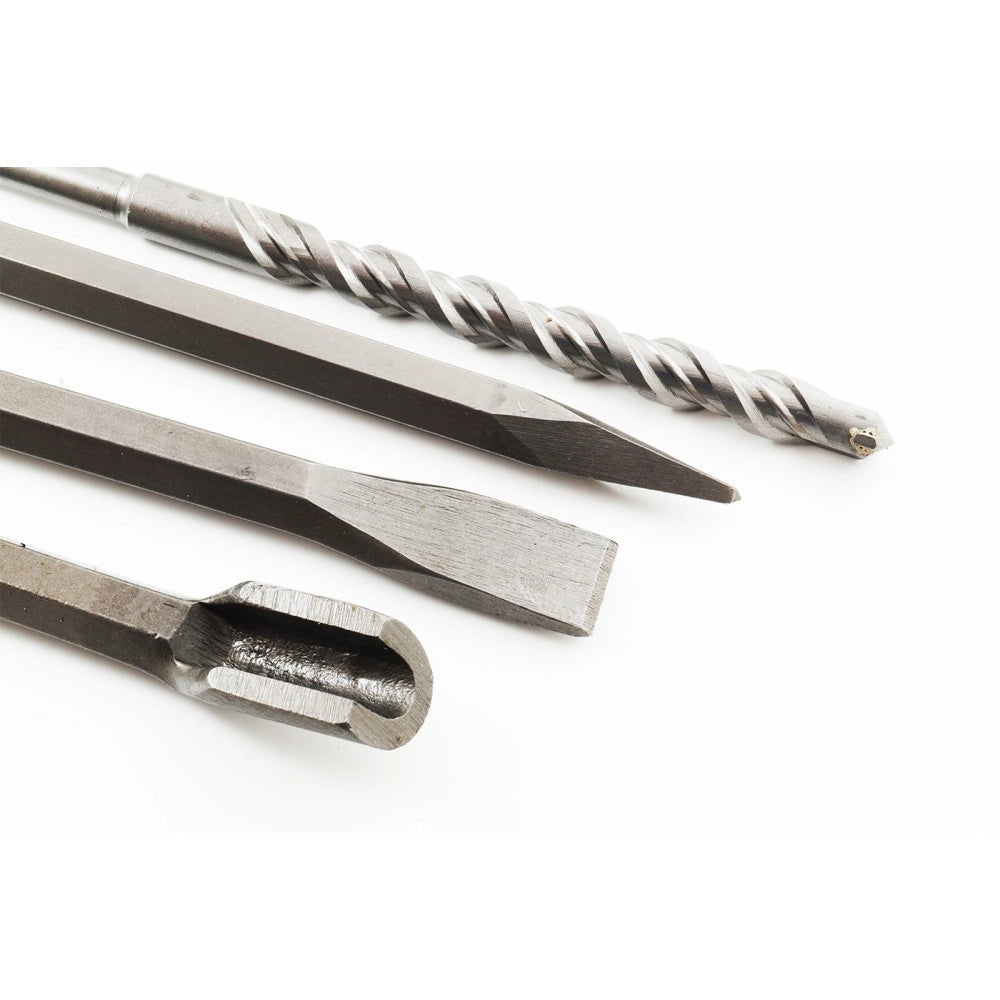Trade Shop - Set 12 Punte Per Trapano Martello Pneumatico Puntali Punta Scalpelli Sds Plus -