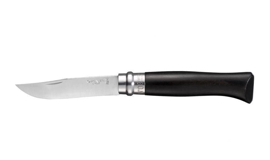 OPINEL 1010358810 Coltello Pieghevole Inox con Manico in Faggio Lunghezza Lama 8,5 cm colore Grigio