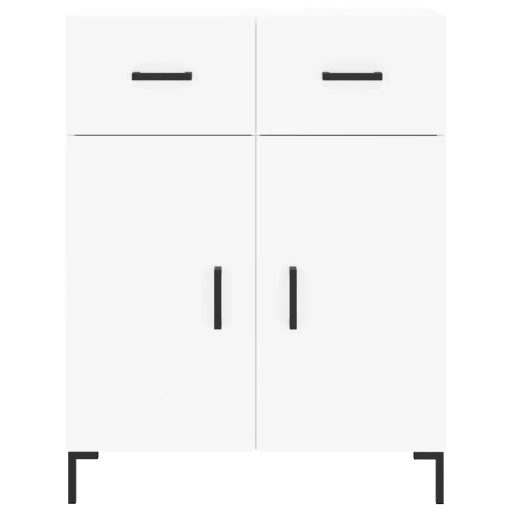 Credenza Bianca 69,5x34x90 cm in Legno Multistrato 827980