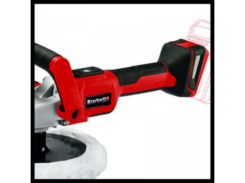 Lucidatrice levigatrice a batteria Einhell CE-CP 18/180 Li E-Solo 180 mm PXC