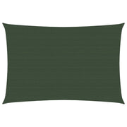 Vela ombreggiante/ombrellone 160 g/m² HDPE 3,5 x 4,5 m verde scuro 02_0009416