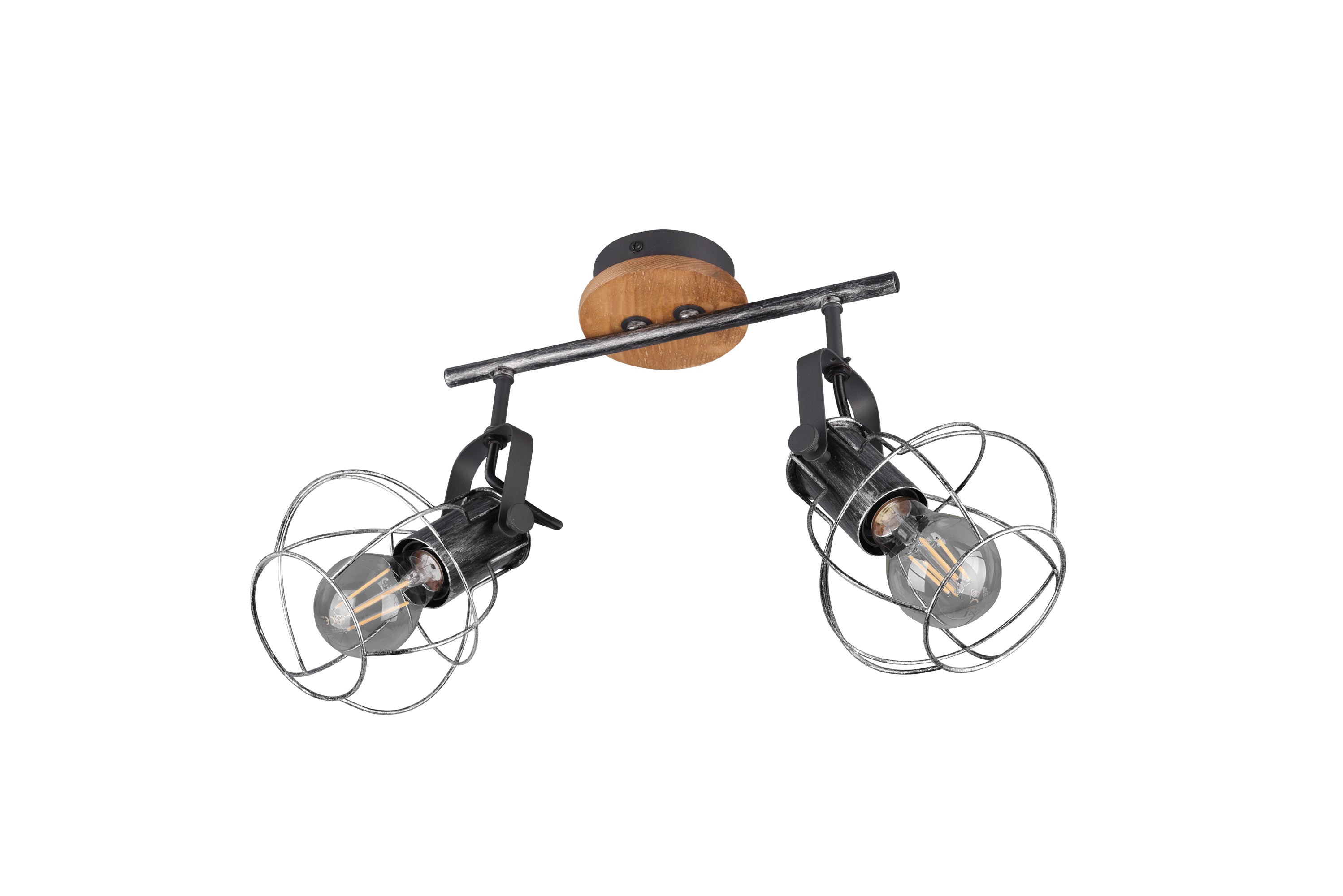 Faretto da Interno  E27 in Metallo Argento Anticato