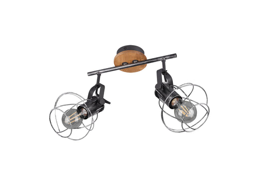 Faretto da Interno  E27 in Metallo Argento Anticato