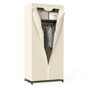 Armadio 75 x 50 x 170 cm pratico e facile da montare stile moderno tessuto non tessuto beige 20_0015837