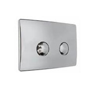 Placca Sottile Scarico Cassetta Incasso 28X18 Cm Eco Cromata - Pucciplast