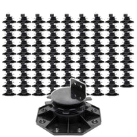 Set 90 supporti per pavimenti galleggianti, Altezza regolabile 33-64mm Max 2700 kg, Piedini Decking