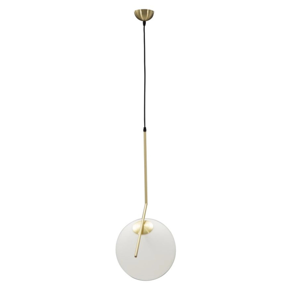 Lampada a Sospensione VKH84, Bianco, Metallo, 50x30x100 cm