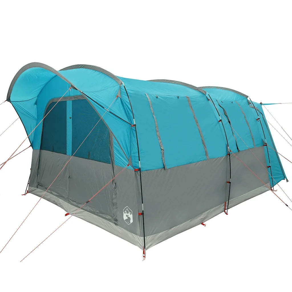 Tenda da Campeggio da Auto per 4 Persone-Tenda per Famiglie Blu Impermeabile 837406