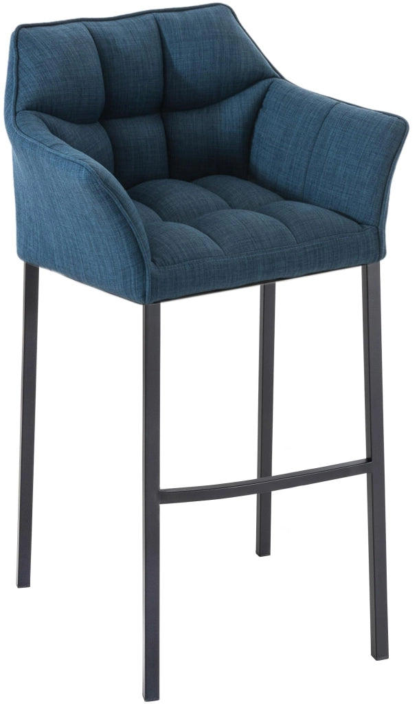 Barhocker Damaso B Stoff mit 4-FuЯ Gestell