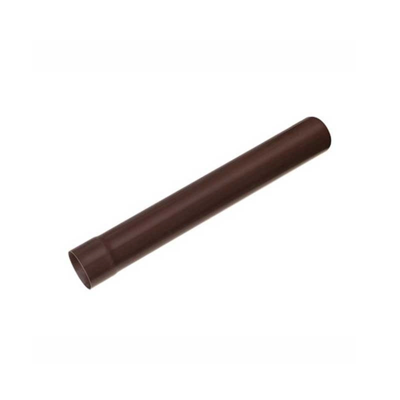 Tubo in pvc marrone/grigio tondo : Colore - Marrone, Diametro - 80 Tondo, Metri Lineari - 1 metro