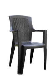 Poltrona da Giardino Eden Antracite 60 CMX62X89H. Peso 4,2 kg