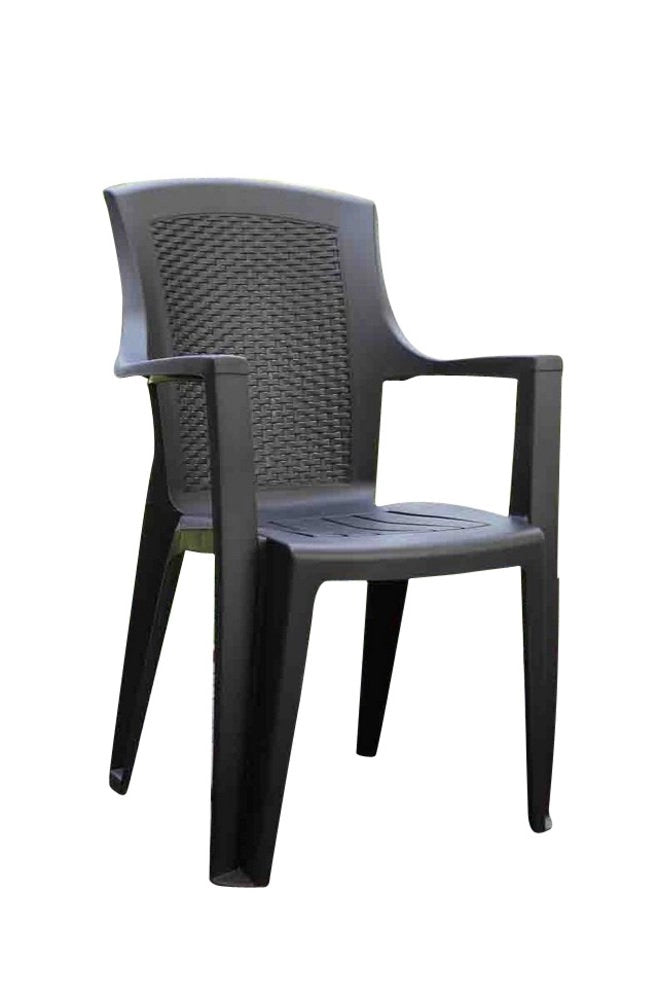 Poltrona da Giardino Eden Antracite 60 CMX62X89H. Peso 4,2 kg