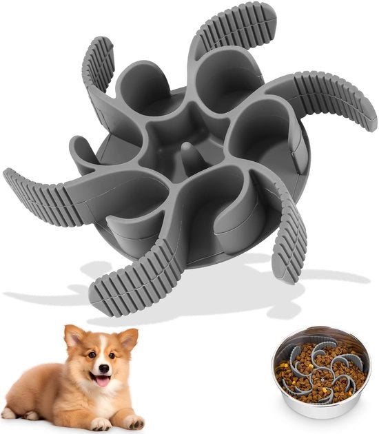 Ciotola Lenta Digestione per Cani e Gatti Anti-Gulping Inserzione per Ciotola Anti-Gulping Ciotola Lenta Digestione per Cani Inserzione con Bocchini Anti-Slittamento