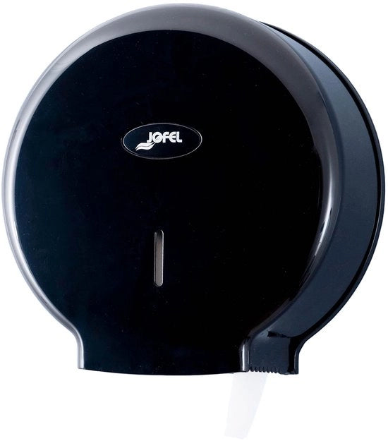 Dispensatore di carta igienica medio grande, ABS sottile, nero