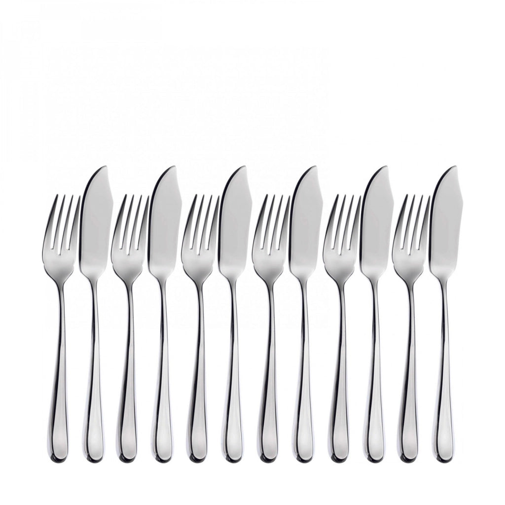 FUTURA, Posate Pesce Set 12 Pz, Casa Bugatti