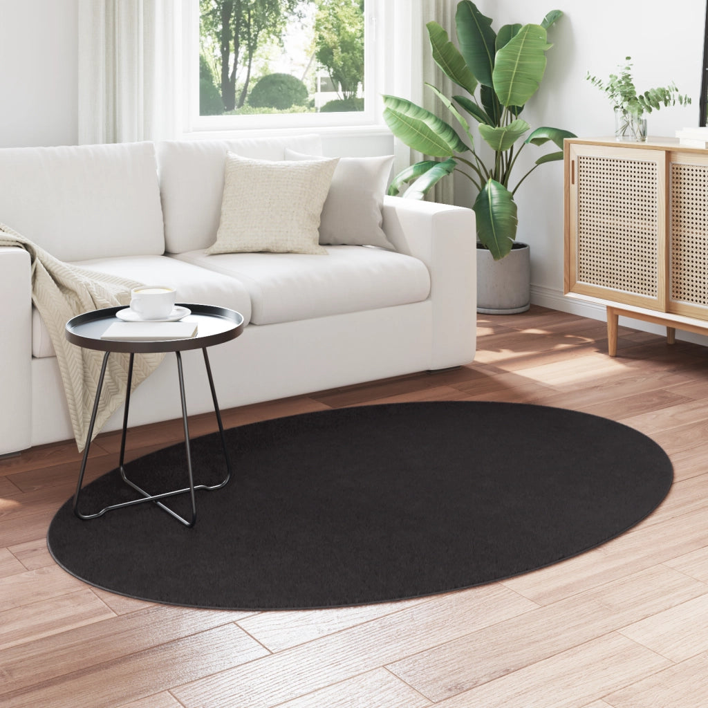 Tappeto  "HUARTE" Nero 120x170 cm Ovale