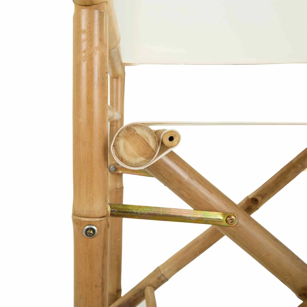 Sedia Direttore Pieghevole 2 pz | Sedie da Esterno Naturale Bamb¨´