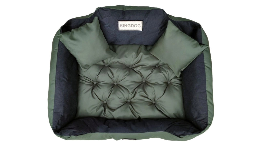 AIO FACTORY 75x65 cm KINGDOG Cuccia per cani impermeabile personalizzabile Verde
