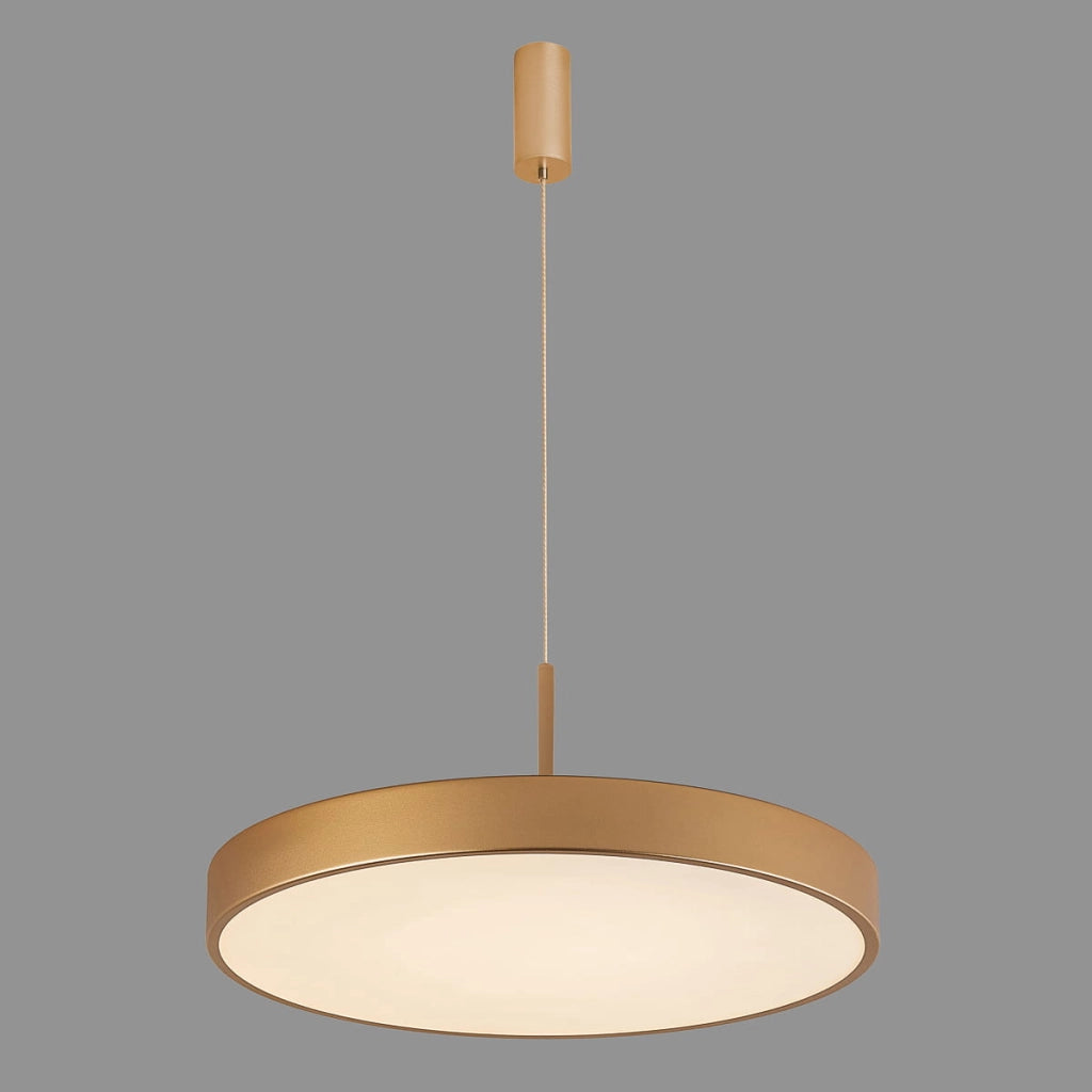 Lampadario Italux Orbital LED 60W oro sabbiato 60cm