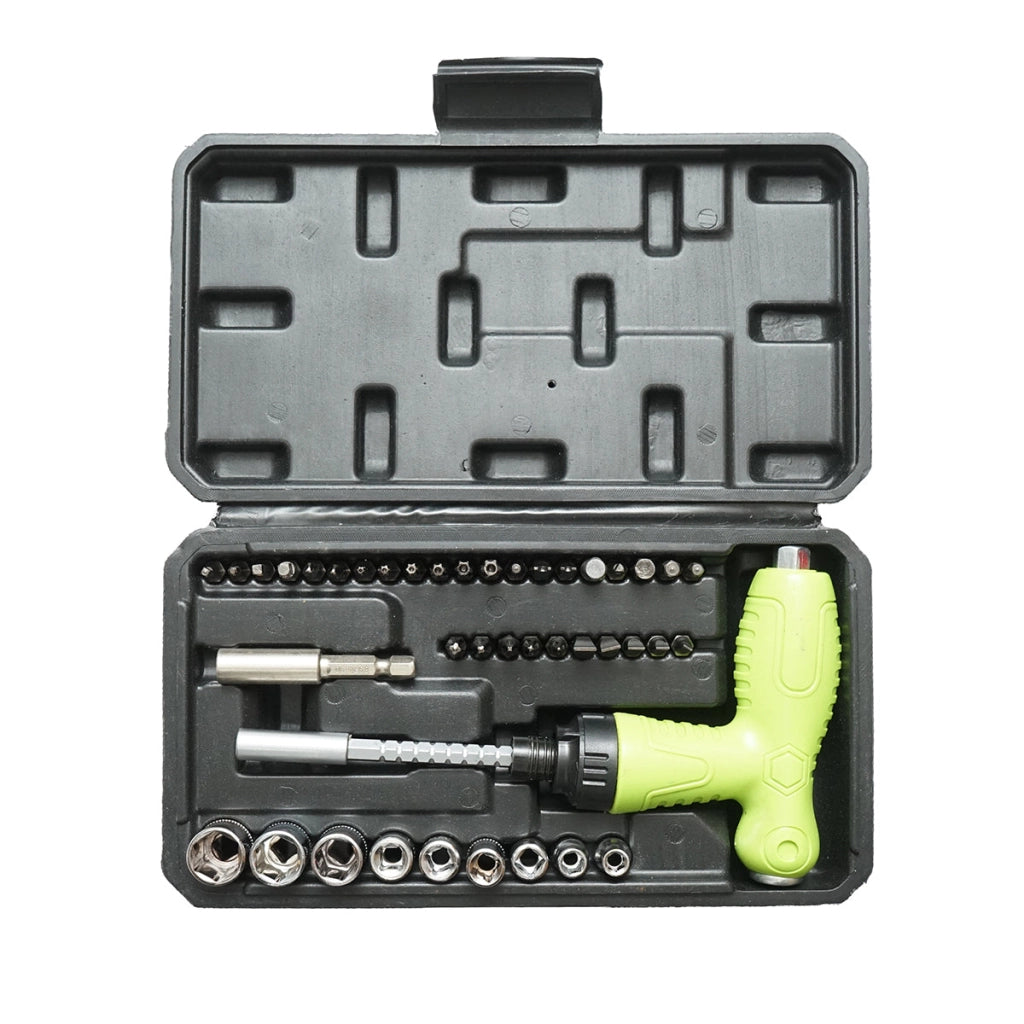 Set di cacciaviti con punte e bussole da 5-13 mm 41 pezzi Breckner Germany