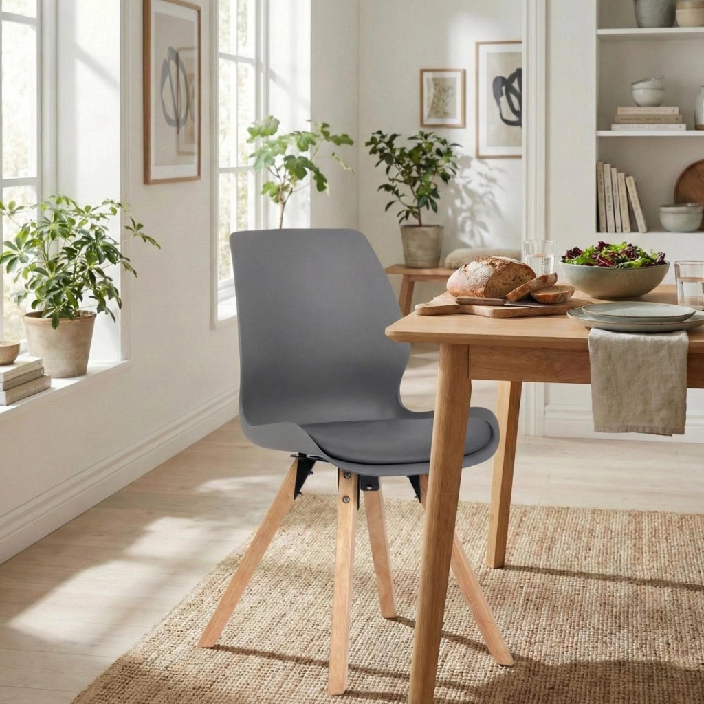 4er Set Stuhl Luna Kunststoff