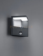 Applique a parete led GANGES con sensore movimento 221769142 antracite