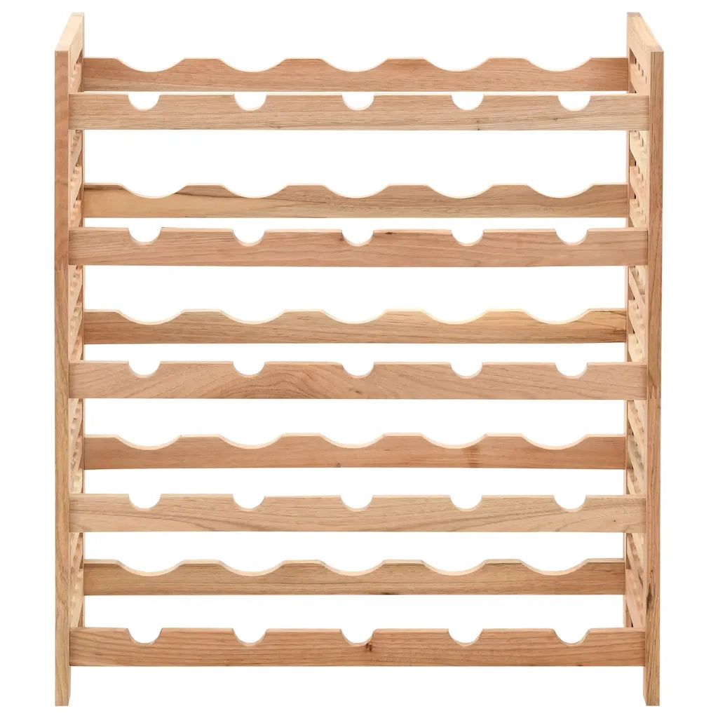 Portavini da 25 Bottiglie in Massello di Noce 63x25x73 cm CFW1862656