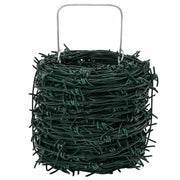 Fil di Ferro Spinato Verde 100 m Acciaio Zincato a Caldo CFW5550576