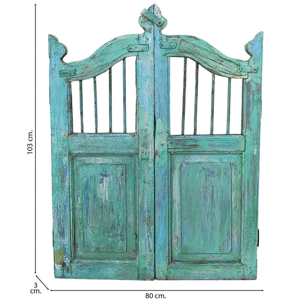 Porta in legno artigianale 80x3x103h cm