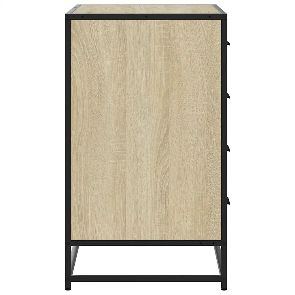vidaXL Cassettiera Rovere Sonoma 70x41x70 cm in Legno Multistrato