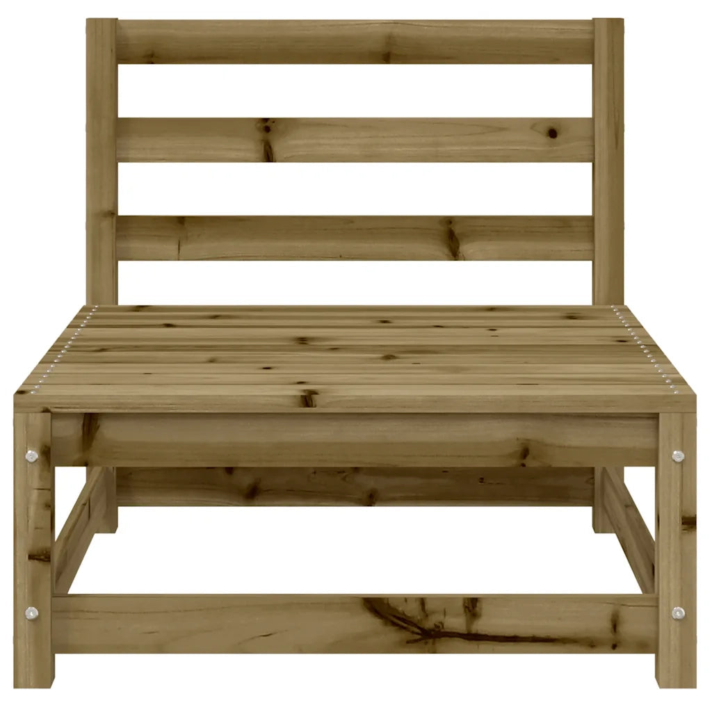 Divani Giardino Senza Braccioli 2pz 70x70x67 cm Pino Impregnato 837927