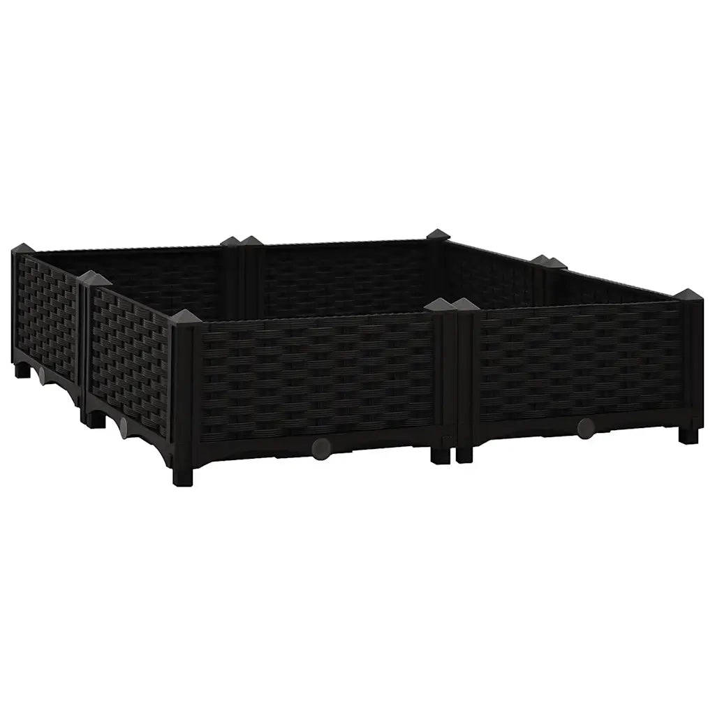 Fioriera Rialzata 80x80x23 cm in Polipropilene 316539