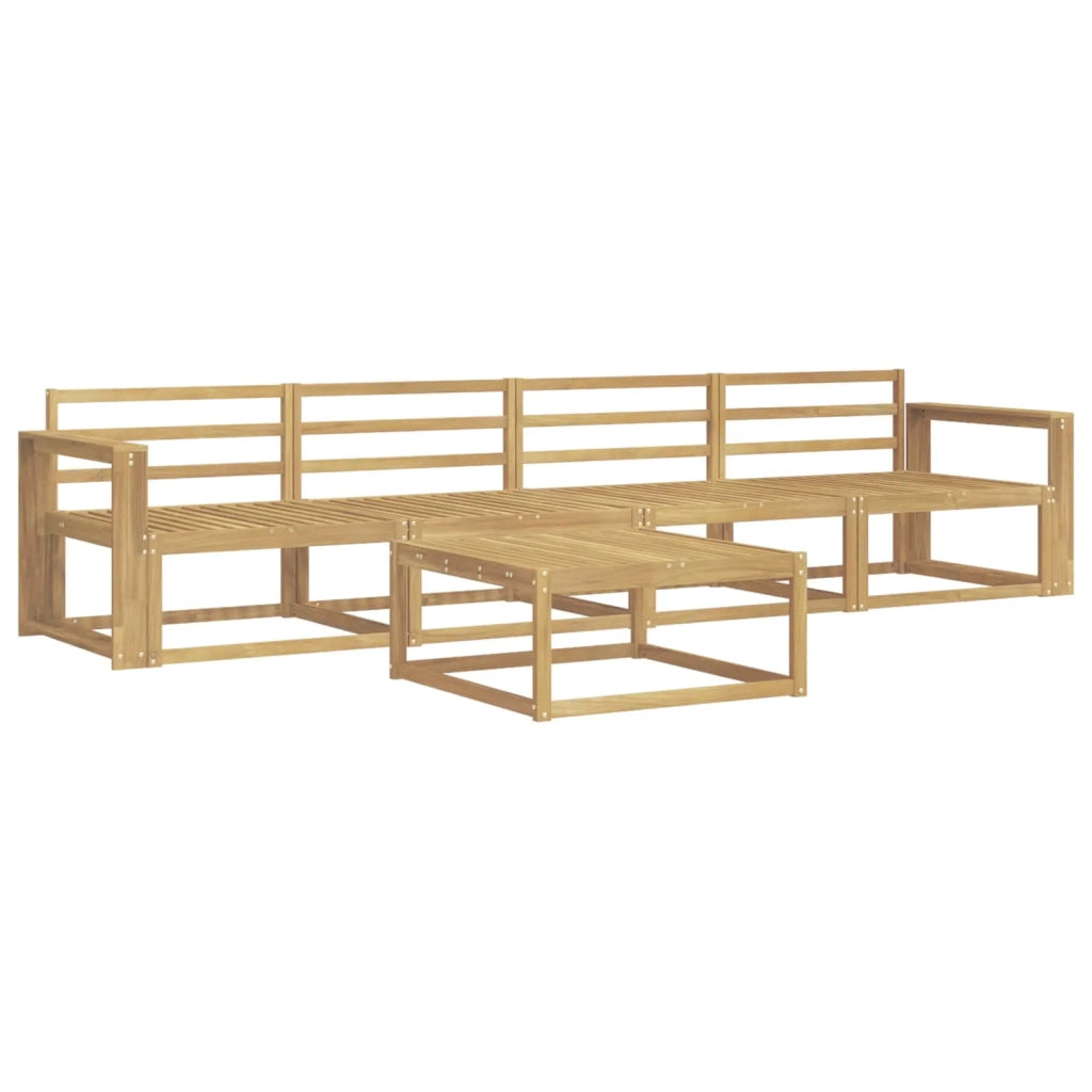 Set di divani da esterno 5 pcs Bianco 79 x 79 x 37 cm 3386028
