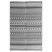 Tappeto da Esterni ARAKIL Nero 190x290 cm in PP CFW5122746