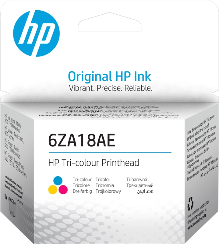 HP Testina di stampa originale 6ZA18AE, tricromia