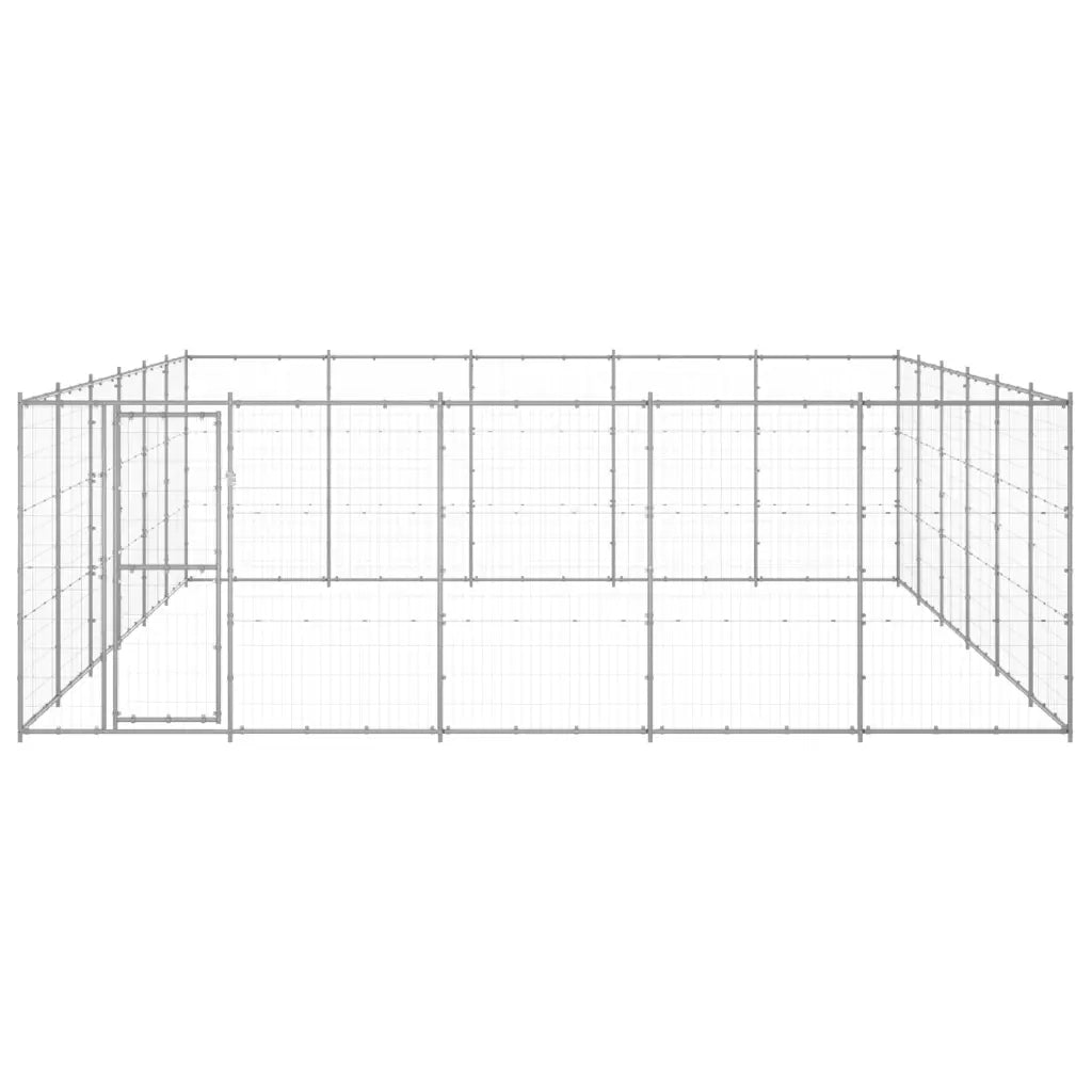 Gabbia per Cani da Esterno in Acciaio Zincato 36,3 mÂ² cod mxl 59976