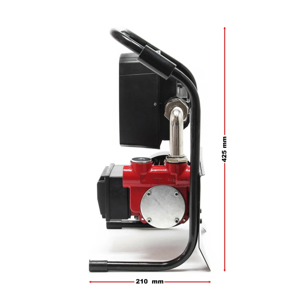 Pompa autoadescante per carburante o biodiesel 230 volt 600 watt 40 l/min mobile con pistola automatica 16_0000608