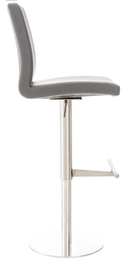 Barhocker Cadiz Kunstleder edelstahl