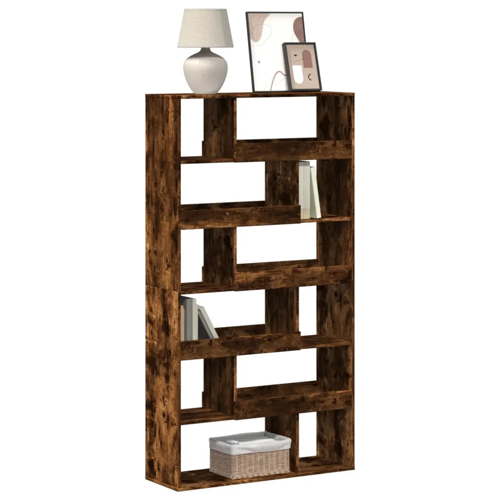 Libreria Rovere Fumo 100x33x187,5 cm in Truciolato 3309352