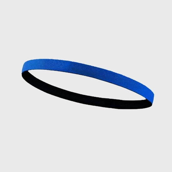 4 set di cinture per capelli sportive, cinture per capelli elastiche, cinture per capelli assorbenti sudore, cinture per capelli antiscivolo per unisex, adatte per sport, yoga, calcio, corsa (blu)