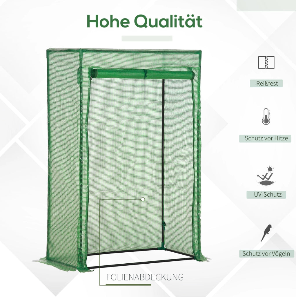 Serra compatta verticale verde scuro 100 x 50 x 150 cm